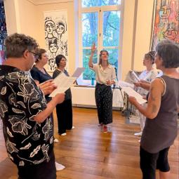 Chant avec Justine, un mercredi sur 2, de 19h30 à 21h