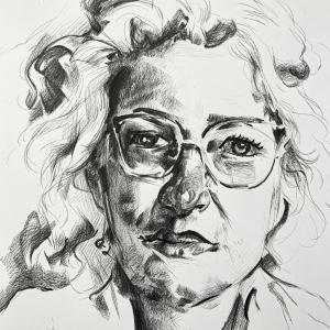 Votre portrait dessiné gratuitement par Askhat ? Venez poser un samedi sur 2 !